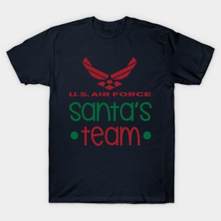 Best Gift for Christmas - U.S. Air Force Santa's Team T-Shirt